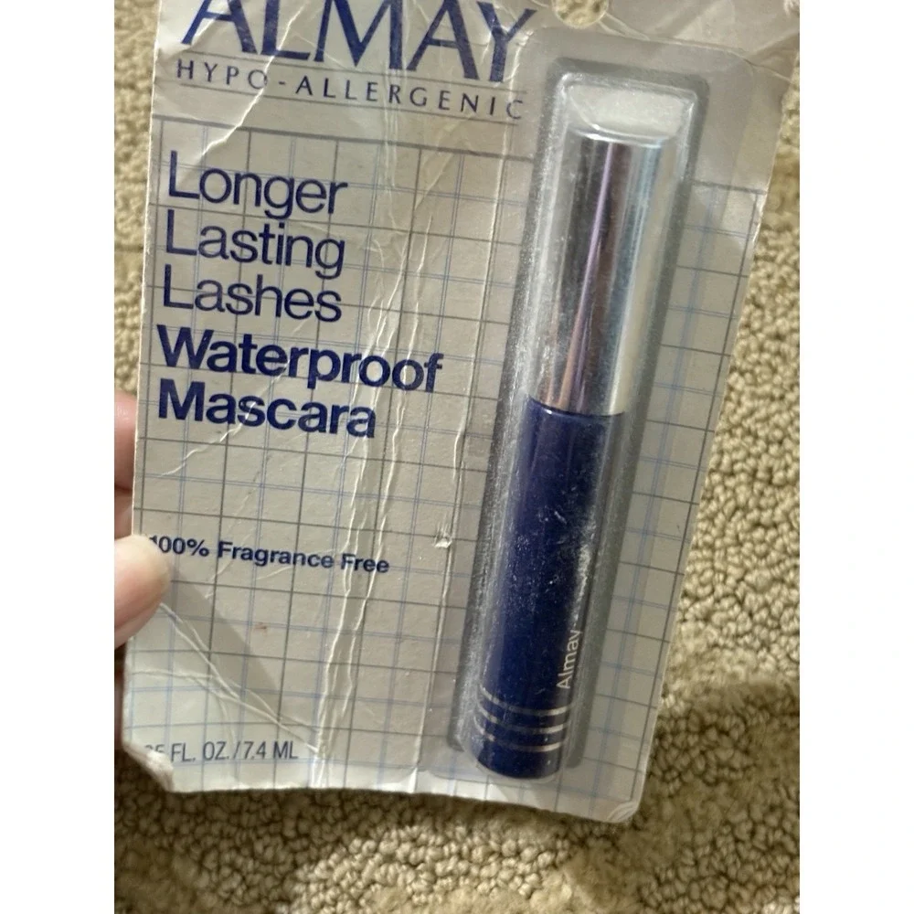 Almay Longer Lasting Lashes Waterproof Mascara‎ Black 11446 New & Vintage, Rare
